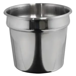 Winco INS-7.0M 7 qt Heavy Weight Inset, Stainless Steel