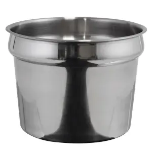 Winco INS-11.0M 11 qt Inset for 211 Soup Warmer, Stainless
