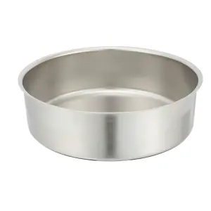 Winco 602-WP 6 qt Round Chafer Water Pan for Model #602, Stainless