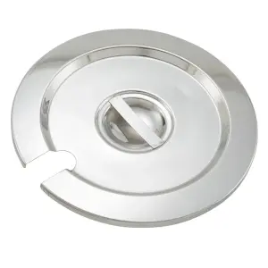 Winco INSC-7M Inset Cover for 7 qt - Heavy Weight Stainless Steel
