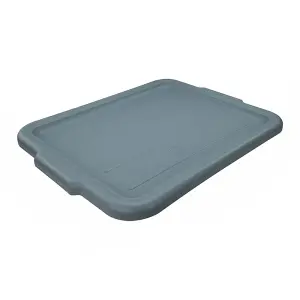 Winco PLW-CG Bus Box Lid - 20 3/4" x 16 3/4", for PLW-7G, Gray