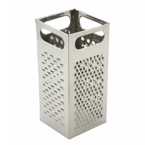 Winco SQG-4 Box Grater - 9x4" Stainless