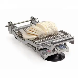 Nemco 55300A-516D Table Top Mozzarella Slicer w/ 5/16" Cutting Arm & Stainless Wires, Cast Aluminum