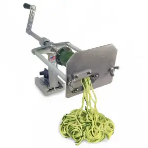Nemco 55050AN-P Aluminum Spiral Food Slicer, 9/64" Blade, Vegetables, Manual