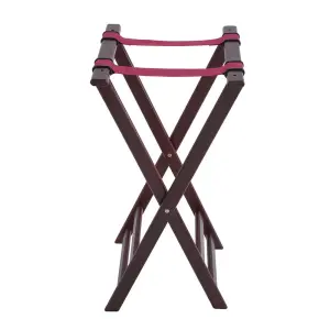 Winco TR-34W 32" Tray Stand, Mahogany