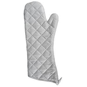 Winco OMS-17 17" Conventional Oven Mitt - Cotton, Gray