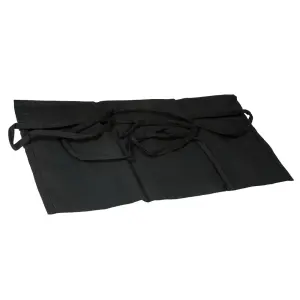 Winco WA-1221 Cotton Waist Apron, Black