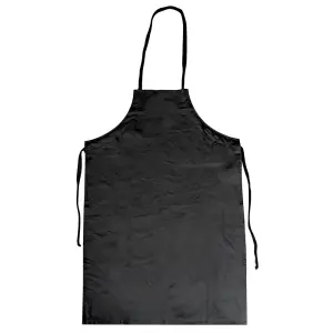 Winco BAW-2540BK Nylon Dishwashing Apron - 40" x 25 1/2", Black