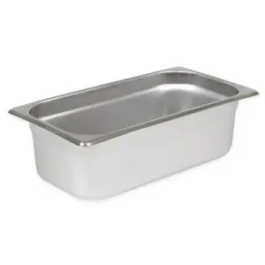 Winco SPJL-304 Third Size Steam Pan, Stainless