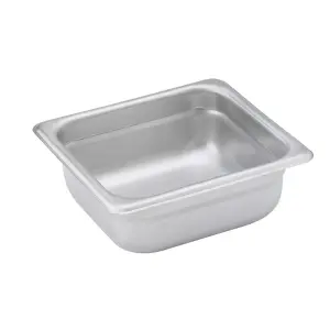 Winco SPJH-602 Sixth Size Steam Pan, Stainless
