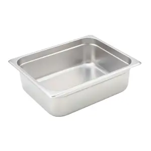 Winco SPJH-204 Half Size Steam Pan, Stainless