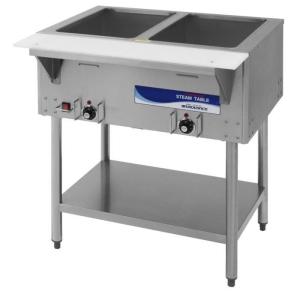 Turbo Air RST-2P, 34-inch Height Stainless Steel Electric Steam Table