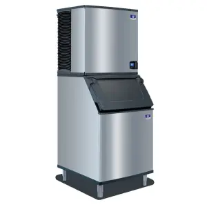 Manitowoc Ice IYT1200W/D970/K00470 1138 lb Indigo NXT™ Half Cube Ice Machine w/ Bin - 882 lb Storage, Water Cooled, 208-230v