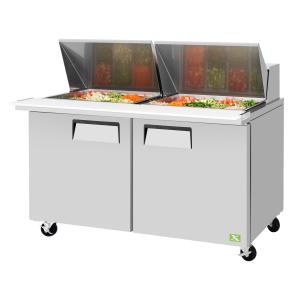 XST-60-24-N 2 Door Food Prep Table - Mega Top