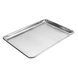 Winco ALXP-1813H 1/2 Half Size Bun / Sheet Pan - 18" x 13", Aluminum