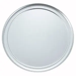 Winco APZT-12 12" Round Wide Rim Pizza Pan, Aluminum