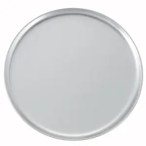 Winco APZC-9 9" Round Coupe Pizza Pan, Aluminum