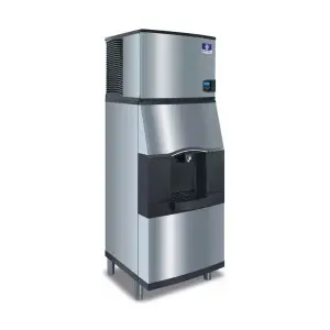 Manitowoc Ice IDT0750W/SFA292 703 lb Full Cube Ice Machine w/ Ice Dispenser - 180 lb Storage, Bucket Fill, 208-230v/1ph