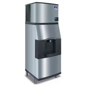 Manitowoc Ice IDT0500W/SFA292 500 lb Full Cube Ice Machine w/ Water & Ice Dispenser - 180 lb Storage, Bucket Fill, 115v