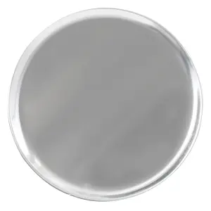 Winco APZC-10 10" Round Pizza Pan, Coupe, Aluminum