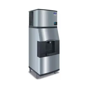 Manitowoc Ice IYT0300A/SFA292 310 lb Half Cube Ice Machine w/ Ice Dispenser - 180 lb Storage, Bucket Fill, 115v