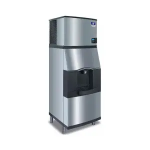 Manitowoc Ice IDT0750W/SPA312 703 lb Full Cube Ice Machine w/ Ice Dispenser - 180 lb Storage, Bucket Fill, 208-230v/1ph
