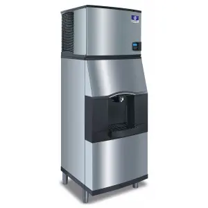 Manitowoc Ice IYT0620W/SFA192 560 lb Half Cube Ice Machine w/ Water & Ice Dispenser - 120 lb Storage, Bucket Fill, 115v