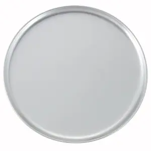 Winco APZC-15 15" Round Coupe Pizza Pan, Aluminum