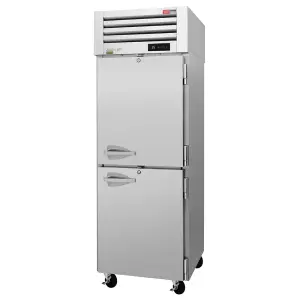 Turbo Air PRO-26-2R-PT-N 28 3/4" One Section Pass Thru Refrigerator, (4) Right Hinge Solid Doors, 115v