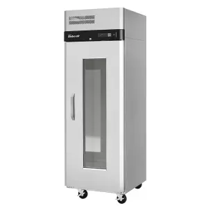 Turbo Air M3R24-1-G-N 28 3/4" One Section Reach In Refrigerator, (1) Right Hinge Glass Door, 115v