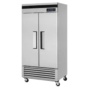 Turbo Air TSR-35SD-N 39 1/2" Two Section Reach In Refrigerator, (2) Left/Right Hinge Solid Doors, 115v KaTom #: 083-TSR35SDN • MPN: TSR-35SD-N6
