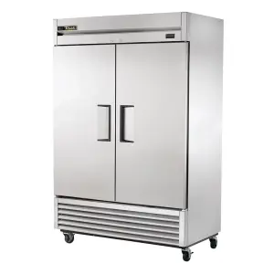 True T-49F-HC 54 1/8" T Series Two Section Reach In Freezer, (2) Left/Right Hinge Solid Doors, 115v