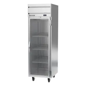 Beverage-Air HRS1HC-1G 26" One Section Reach In Refrigerator, (1) Right Hinge Glass Door, 115v