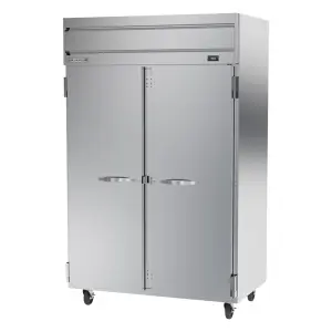 Beverage-Air HRP2HC-1S 52" Two Section Reach In Refrigerator, (2) Left/Right Hinge Solid Doors, 115v