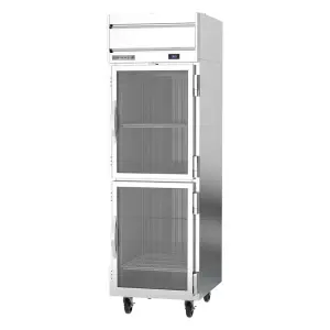 Beverage-Air HRP1HC-1HG 26" One Section Reach In Refrigerator, (2) Right Hinge Glass Doors, 115v