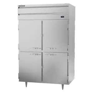 Beverage-Air PRD2HC-1AHS 52" Two Section Pass Thru Refrigerator, (8) Left/Right Hinge Solid Doors, 115v
