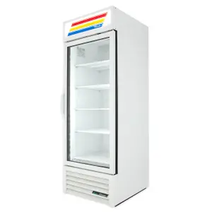 True GDM-23F-HC~TSL01 27" One Section Display Freezer w/ Swing Door - Bottom Mount Compressor, White, 115v