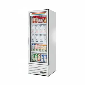 True FLM-27F~TSL01 27" One Section Display Freezer w/ Swing Door - Bottom Mount Compressor, White, 115v