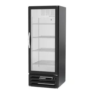 Beverage-Air MMF12HC-1-B 24 1/8" One Section Display Freezer w/ Swing Door - Bottom Mount Compressor, Black, 115v