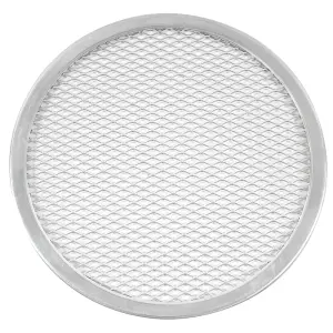 Winco APZS-8 8" Round Seamless Pizza Screen, Aluminum