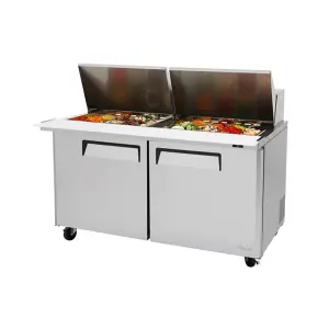 Turbo Air MST-60-24-N 60" M3 Series Mega Top Sandwich/Salad Prep Table w/ Refrigerated Base, 115v