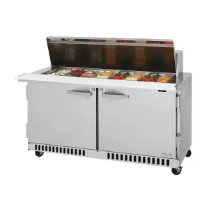 Turbo Air PST-60-24-FB-N 60 1/4" PRO Series Mega Top Sandwich/Salad Prep Table w/ Refrigerated Base, 115v