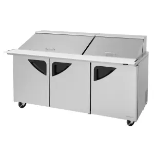 Turbo Air TST-72SD-30-N-SL 72 5/8" Super Deluxe Mega Top Sandwich/Salad Prep Table w/ Refrigerated Base, 115v