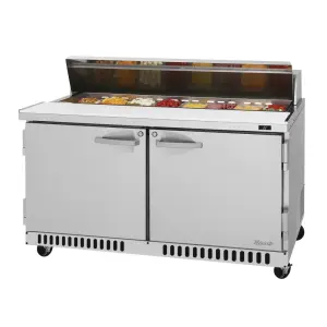 Turbo Air PST-60-FB-N 60 1/4" PRO Series Sandwich/Salad Prep Table w/ Refrigerated Base, 115v