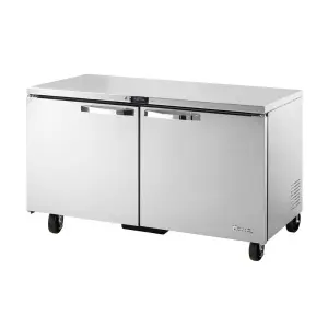True TUC-60F-HC~SPEC3 60" W Undercounter Freezer w/ (2) Sections & (2) Doors, 115v