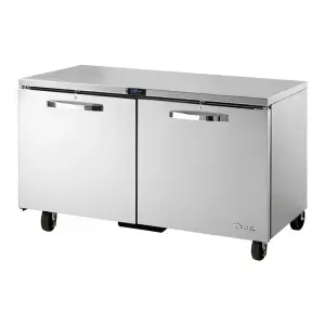 True TUC-60F-HC~SPEC3 ADA 60" W Undercounter Freezer w/ (2) Sections & (2) Doors, 115v