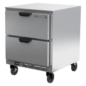 Beverage-Air UCFD27AHC-2 27" W Undercounter Freezer w/ (1) Section & (2) Drawer, 115v