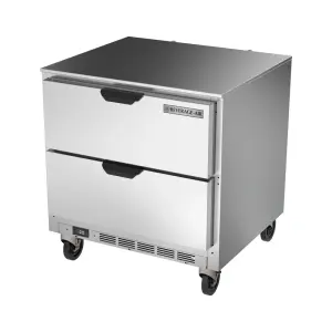 Beverage-Air UCFD32AHC-2 32"W Undercounter Freezer w/ (1) Section & (2) Drawers, 115v