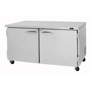 Turbo Air PUF-60-N 60 1/4" W Undercounter Freezer w/ (2) Sections & (2) Doors, 115v