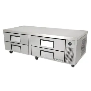 True TRCB-72-HC 72 5/16" Chef Base w/ (4) Drawers - 115v